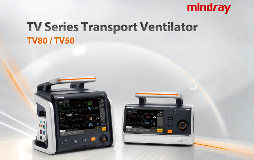 TRANSFORMING PATIENT CARE ON THE MOVE: MINDRAY DEBUTS TV SERIES VENTILATORS